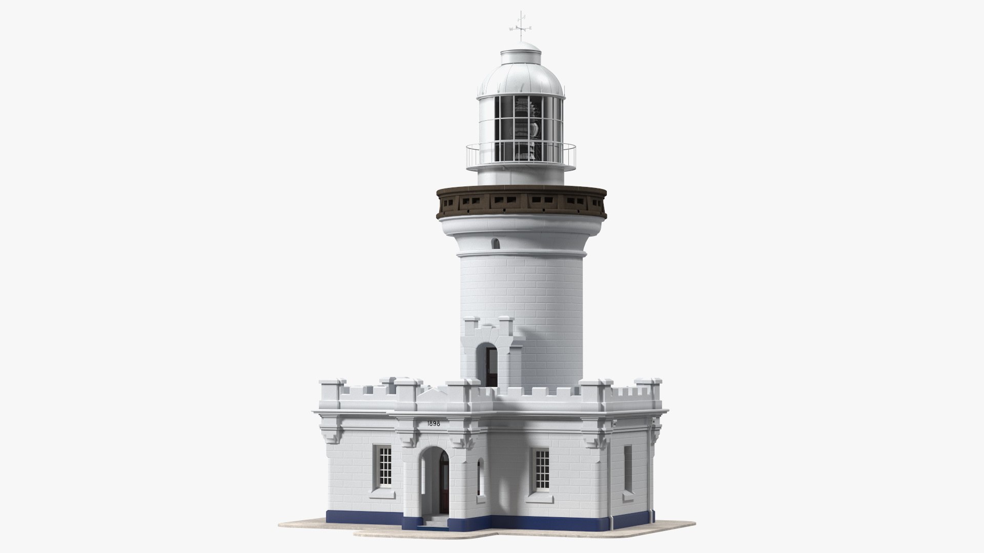 Point Perpendicular Lighthouse 3D model preview