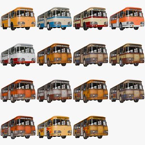 3D LiAZ-677 bus collection