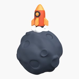 Moon Landing 3D model