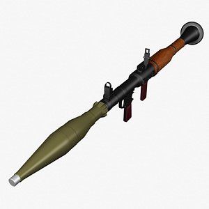 Arma de jogo portátil de lançador de mísseis RPG-7 AAA Modelo 3D $39 -  .unknown .upk .3ds .fbx .max .obj - Free3D