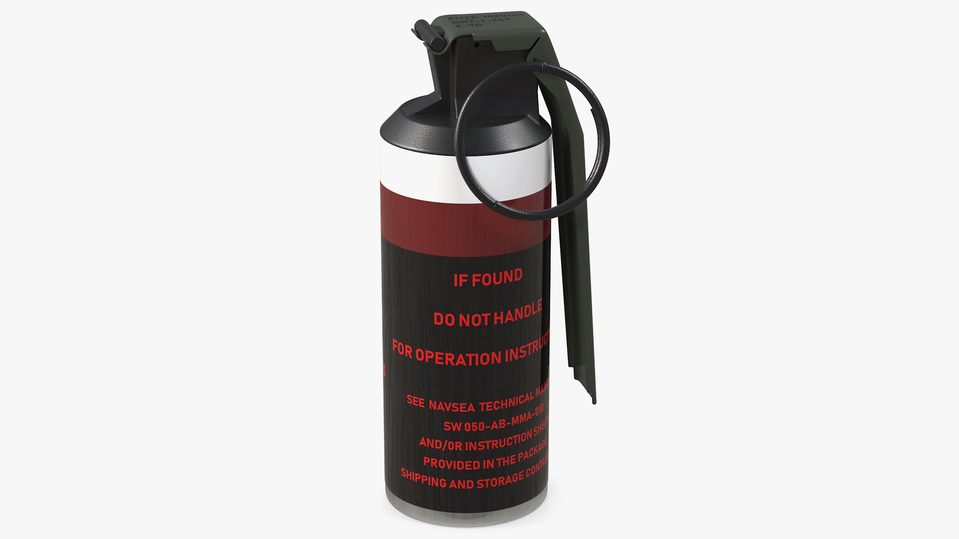 Diversionary Stun Grenade Mk 141 3D model preview