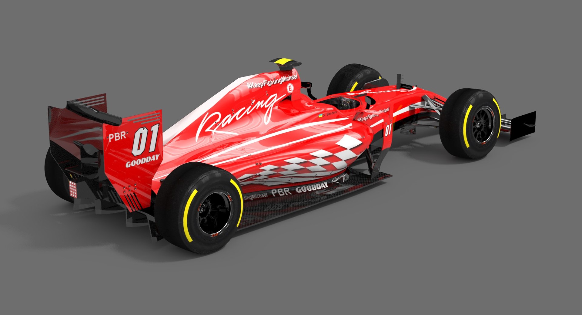 3d model generic formula 1