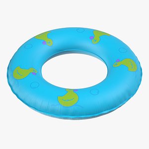 inflatable pool float ring 3D model