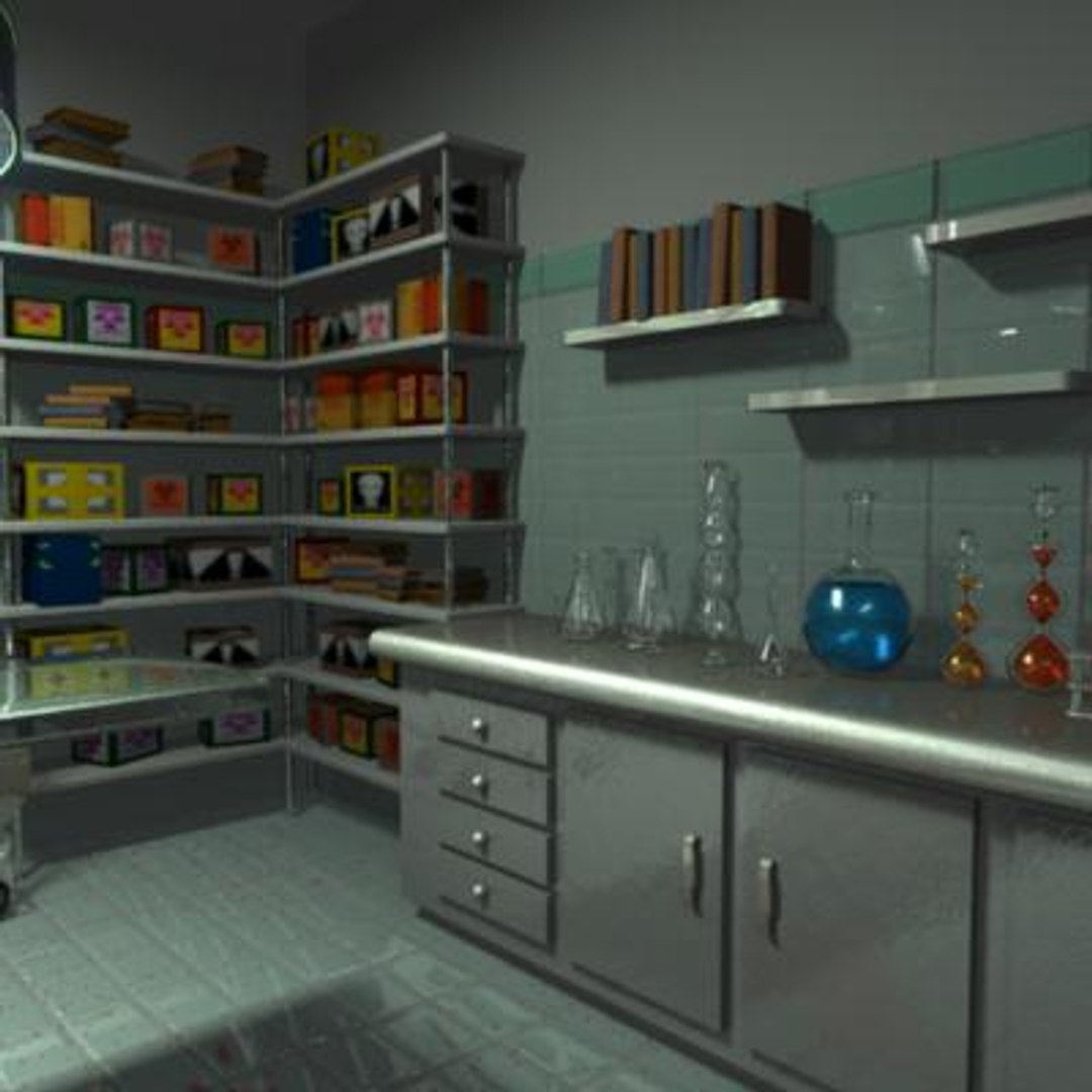 View Laboratory 3d Model