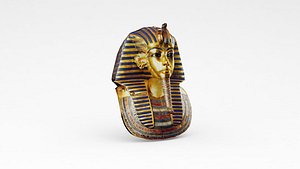 3D Mask of Tutankhamun model