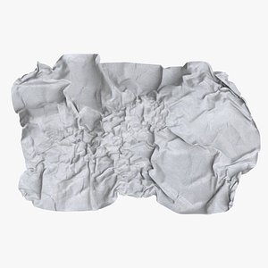 3D Animated Paper Crumpling Wide