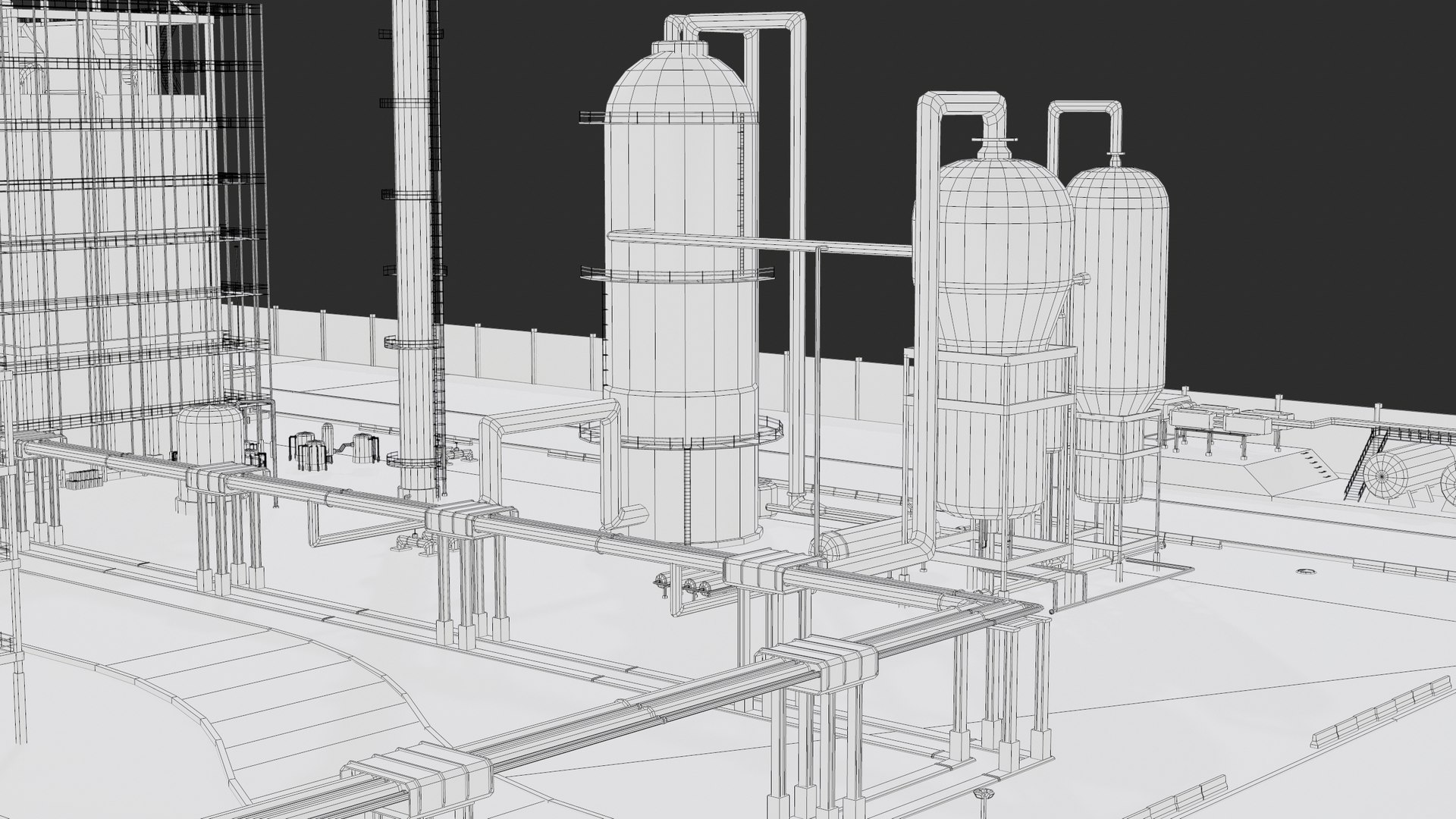 3D model Oil Refinery Facility PBR https://p.turbosquid.com/ts-thumb/gU/k6vnfe/Ps/screenshot076/png/1682497678/1920x1080/fit_q87/e7b94c879c6c3e9ffbfd90858c554355cbc2576b/screenshot076.jpg