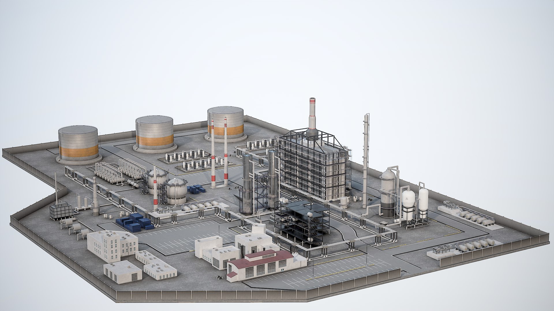 3D model Oil Refinery Facility PBR https://p.turbosquid.com/ts-thumb/gU/k6vnfe/Zi/r_viewport_004/png/1682497634/1920x1080/fit_q87/a291c17ee16e0837b89675ad7ae2087ed727305f/r_viewport_004.jpg