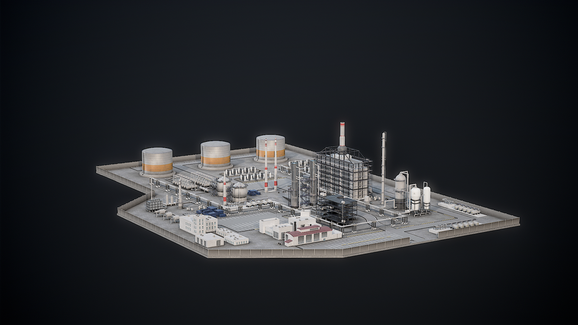 3D model Oil Refinery Facility PBR https://p.turbosquid.com/ts-thumb/gU/k6vnfe/jl/00/png/1682497781/1920x1080/turn_fit_q99/2a82ce2fcc43798667408724e590e27f291029f1/00-1.jpg