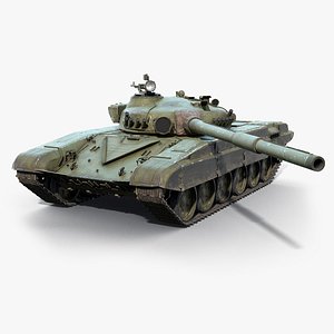 3d model low-poly t-72