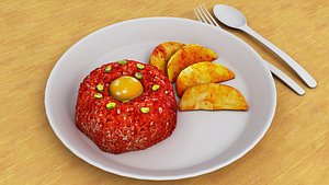 Steak Tartare 3D model
