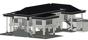 3D OFFICE AND BUILDING HOUSE