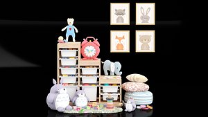 3D Furniture and Toys IKEA Decor For a Children model