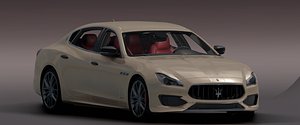3D Maserati quatro gts -Photorealistic