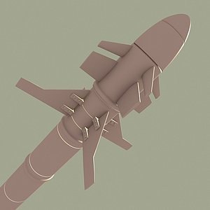 rocket 3d model