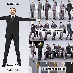 male man person 3d obj
