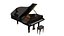 Ymaha G3 Piano and Piano Stool