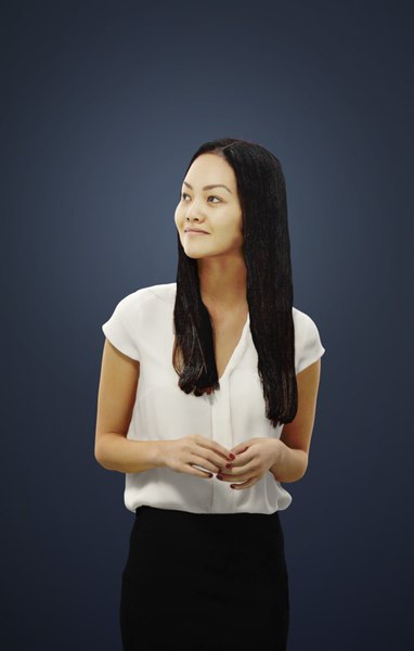 foreground characters people 3D model