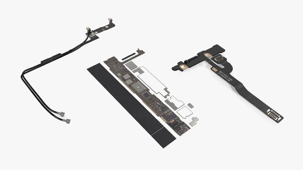 modelo 3d 12 9 Colección de componentes del iPad Pro 2 - TurboSquid 2215758