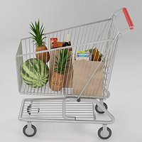 Shopping cart_02 (with food)