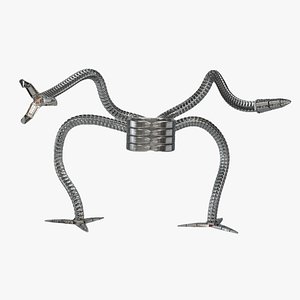 3D Doctor Octopus Mechanical Robotic Arms model