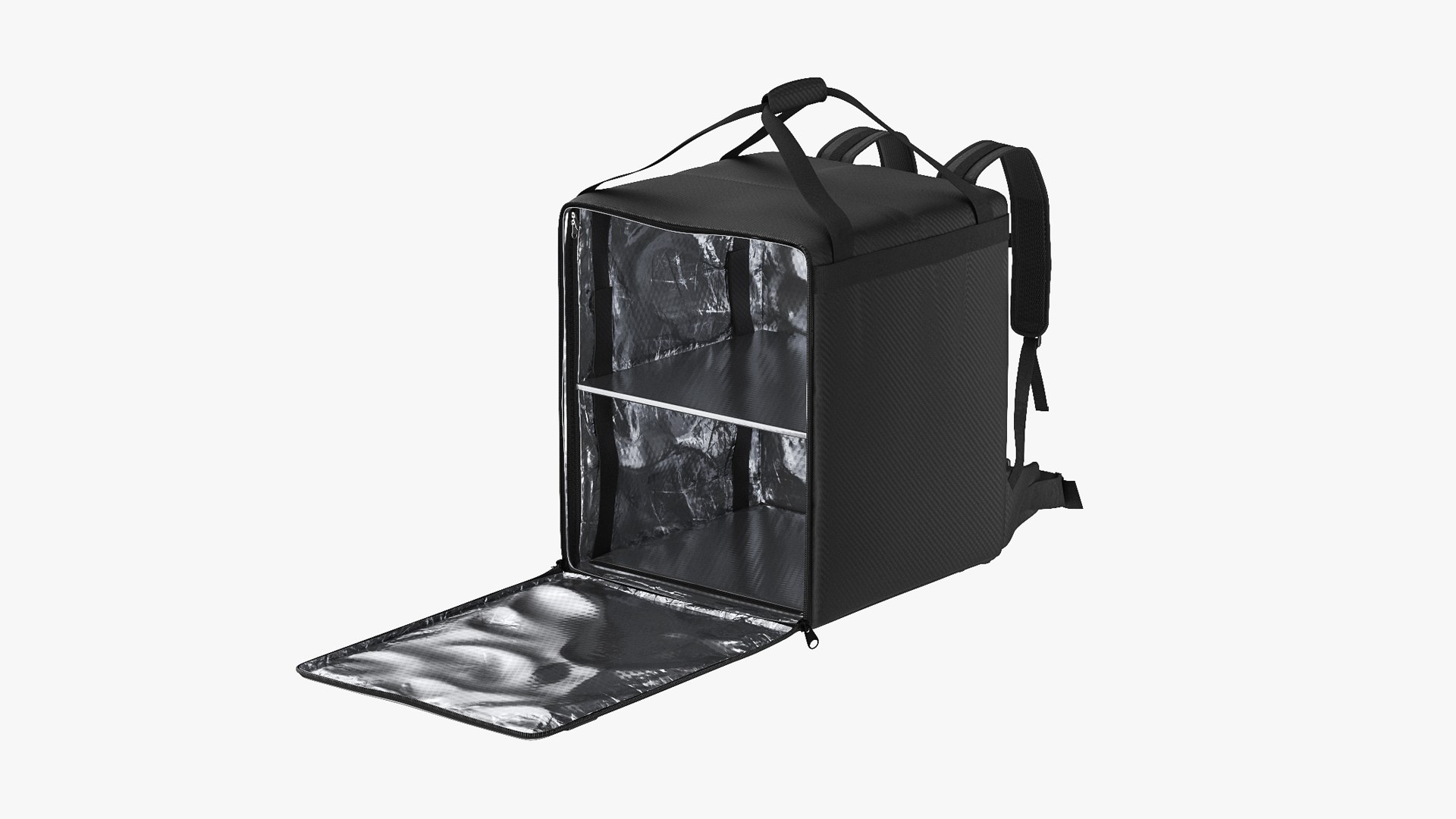 Delivery Bag Hendi Open Black 3D model preview