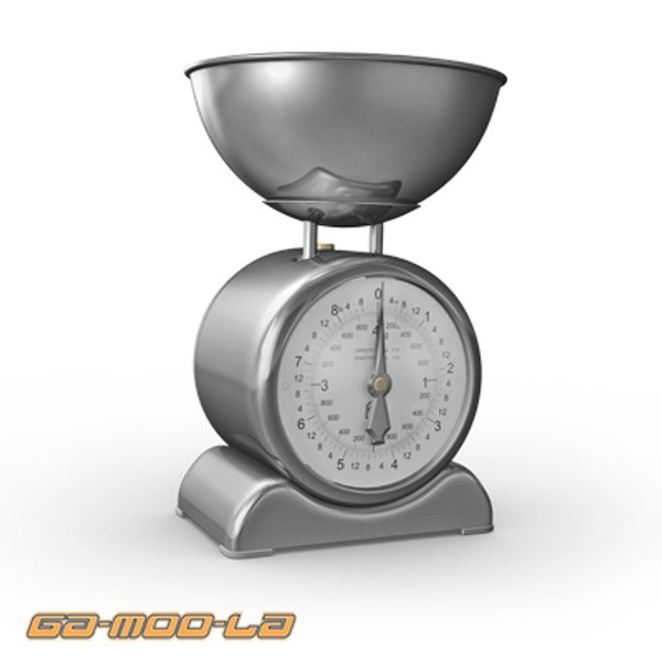 3d model weighing scales