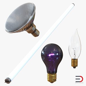Light Bulbs 3D Models Collection 2