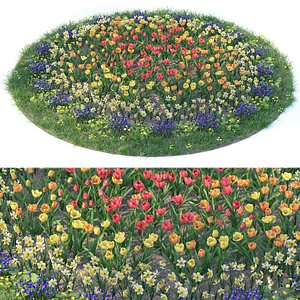 Flowerbed 6 3D model