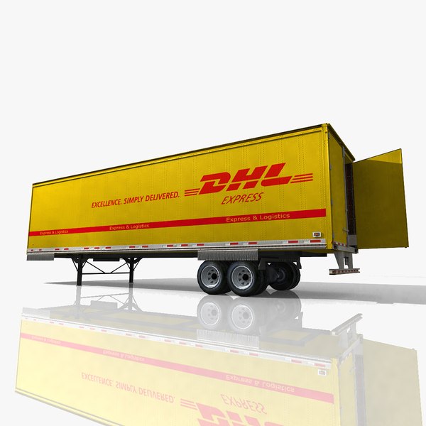 DHLトラックトレーラー3Dモデル - TurboSquid 996666
