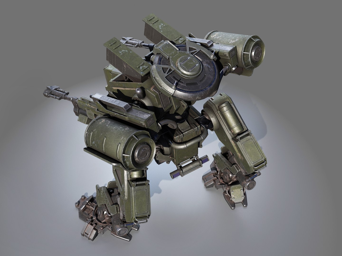 3D Model FG Mech Low Poly - TurboSquid 1792065