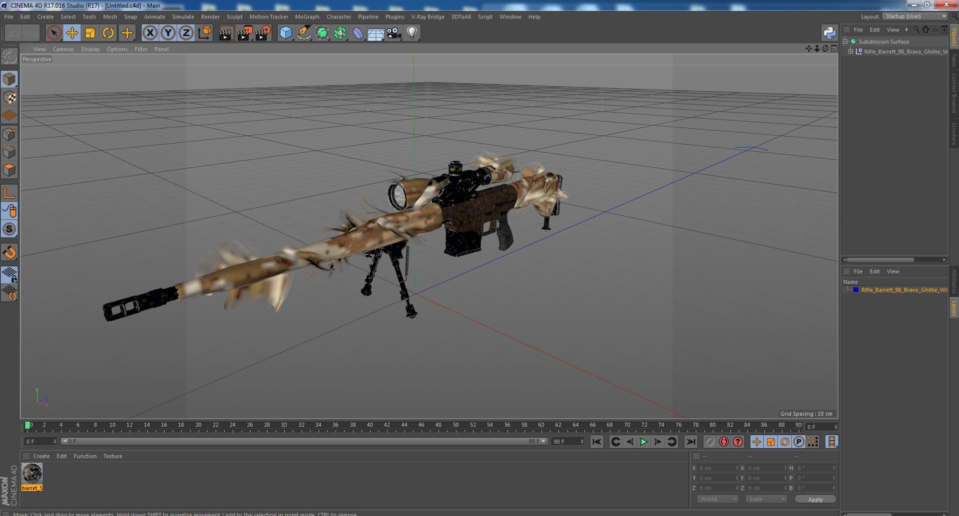 3D Rifle Barrett 98 Bravo Ghillie Wrap model https://p.turbosquid.com/ts-thumb/gV/3tLZ61/Hi/riflebarrett98bravoghilliewrapvray3dmodel027/jpg/1669058657/1920x1080/fit_q87/86358377d127f3c33ca647ae91570fd25d992607/riflebarrett98bravoghilliewrapvray3dmodel027.jpg