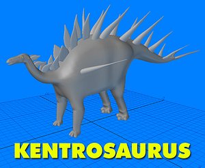 3ds max kentrosaurus