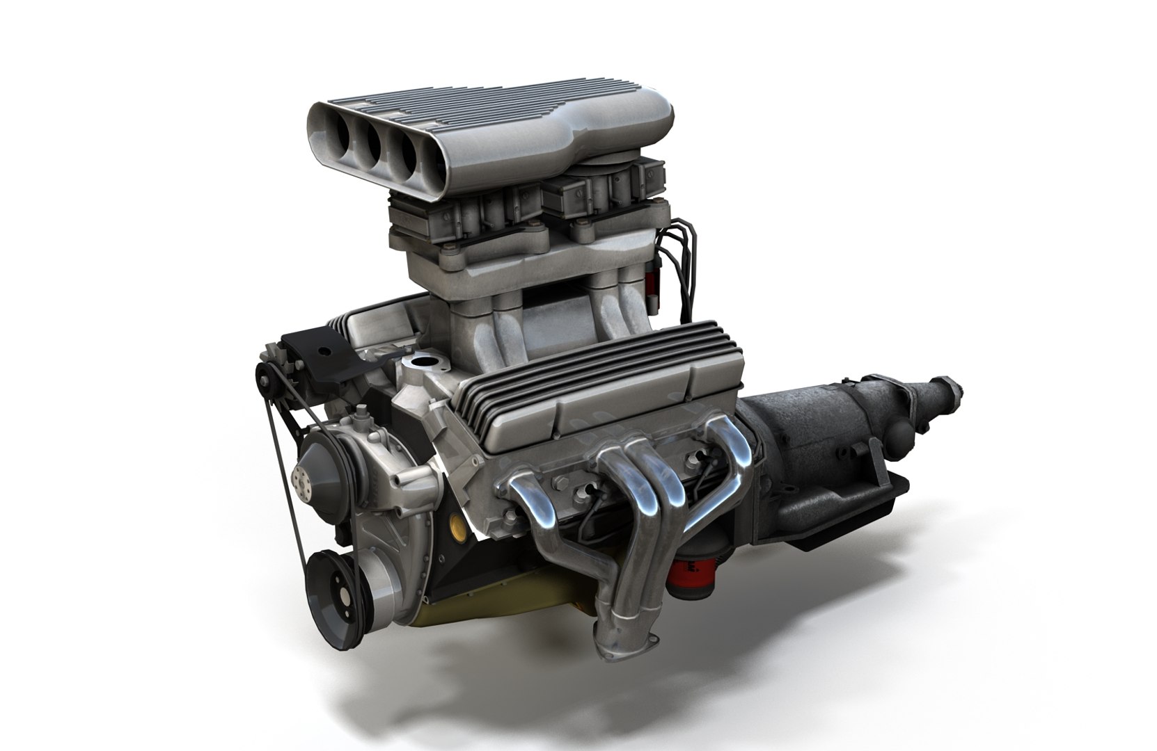 modelo 3d Motor HotRod V8 - TurboSquid 1514685