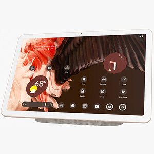 3D Google Pixel Tablet Rose
