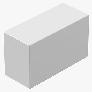 3D Tea Box Blank and Generic Label