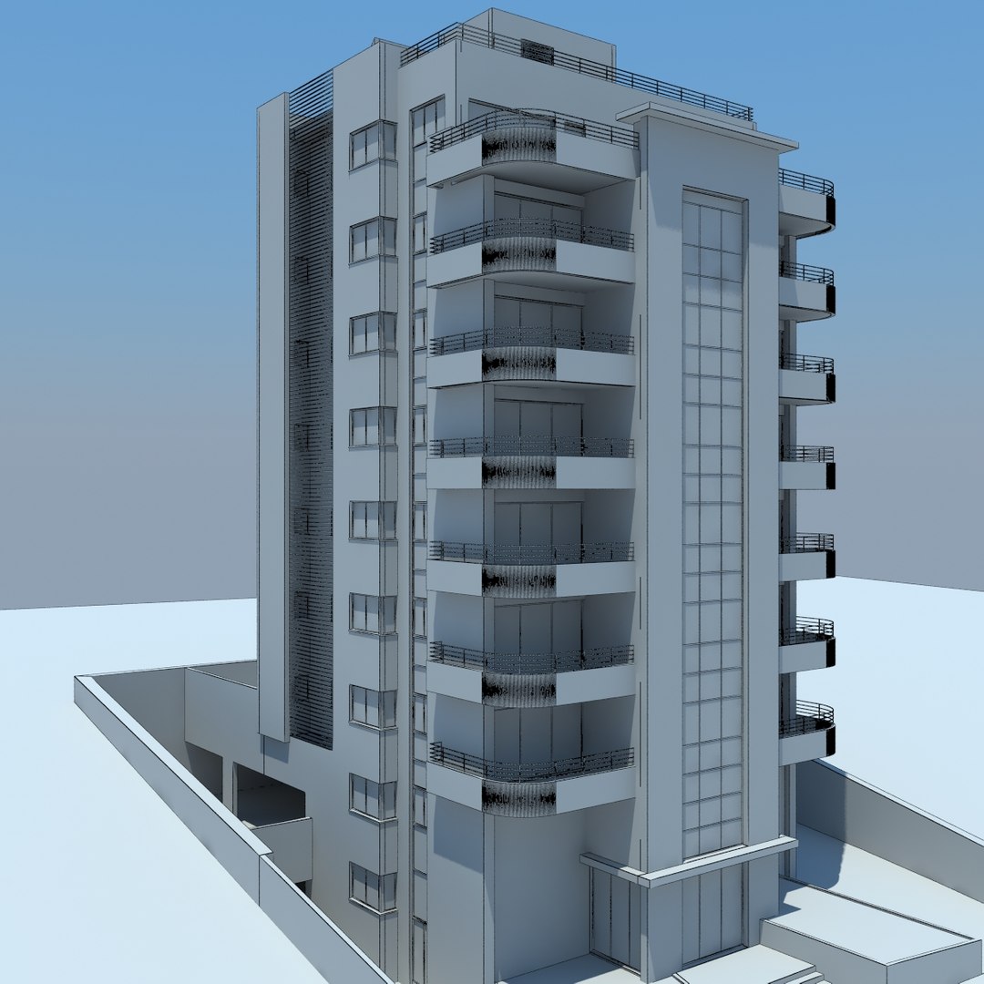 Buildings 2 1 3d Model