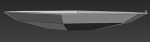3d toon boat