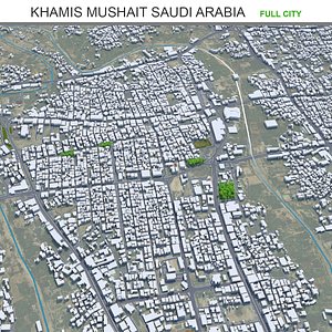 3D model Khamis Mushait Saudi Arabia
