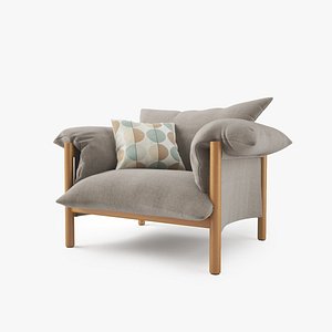 3d jardan wilfred chair model