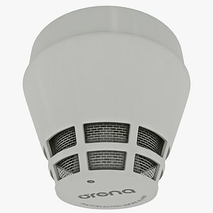 smoke detector 4 3d model