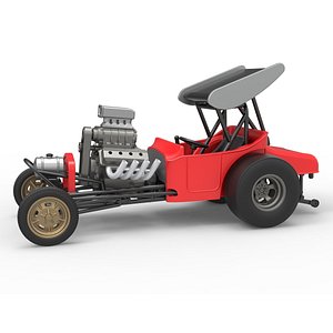 Vintage Winged Front engine dragster Scale 1 to 25