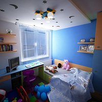 Apartment Interior Kidroom