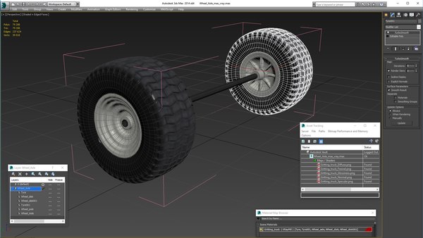 3D model Wheel Axle - TurboSquid 1726499
