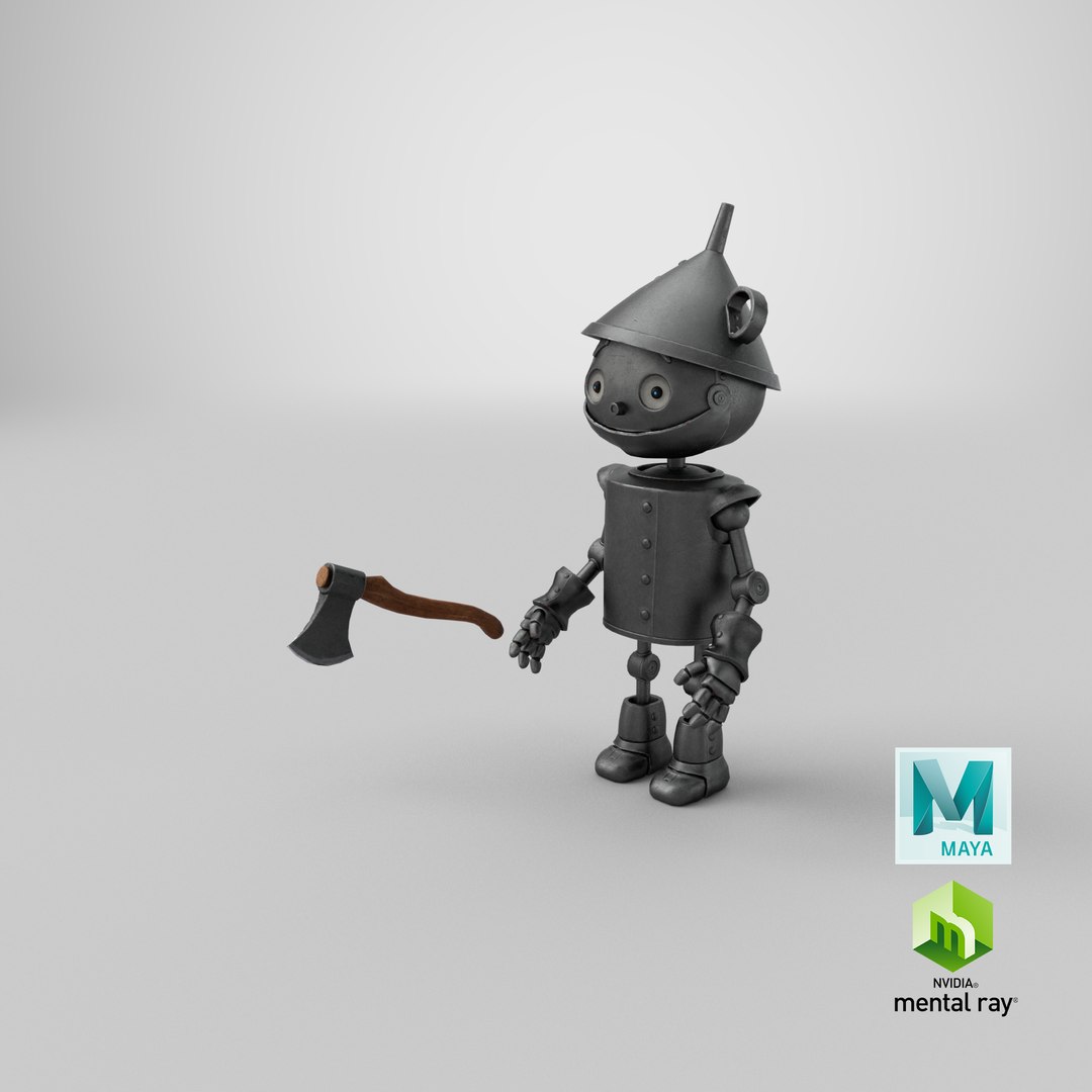 3D Stylized Tin Man model https://p.turbosquid.com/ts-thumb/gV/aiyFwA/1Y/stemcell_maya_mental_ray_render/png/1659811113/1920x1080/fit_q87/d35a67cf85437f7ee3bb7d5716a79771781ef0b7/stemcell_maya_mental_ray_render.jpg