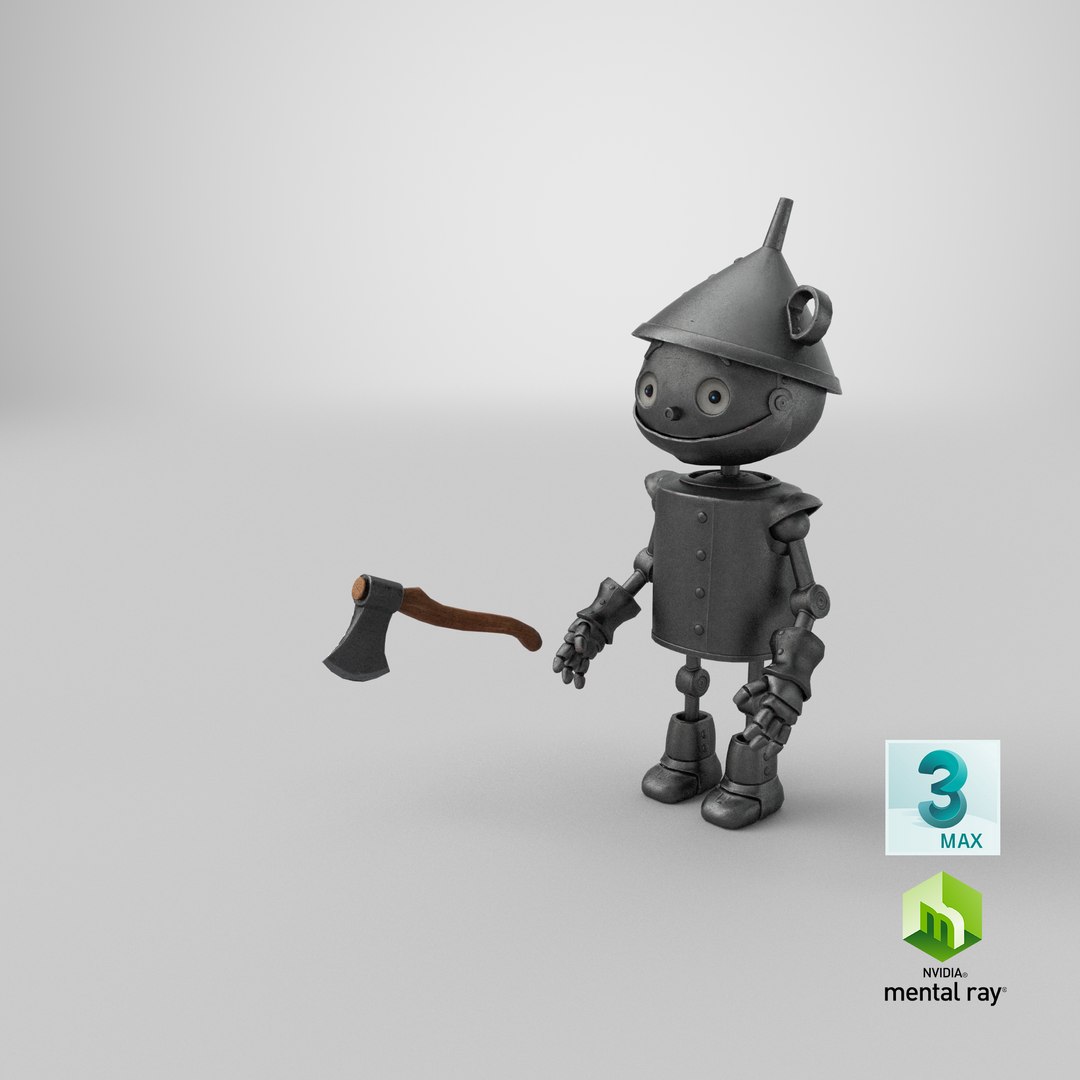 3D Stylized Tin Man model https://p.turbosquid.com/ts-thumb/gV/aiyFwA/b9/stemcell_max_mental_ray_render/png/1659811106/1920x1080/fit_q87/0eb8d4c52c736d337080cdce4d4037daac7db5f8/stemcell_max_mental_ray_render.jpg
