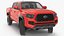 Toyota Tacoma TRD Off Road Red Metallic 2021 Rigged