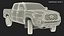 Toyota Tacoma TRD Off Road Red Metallic 2021 Rigged