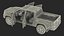 Toyota Tacoma TRD Off Road Red Metallic 2021 Rigged
