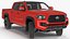 Toyota Tacoma TRD Off Road Red Metallic 2021 Rigged